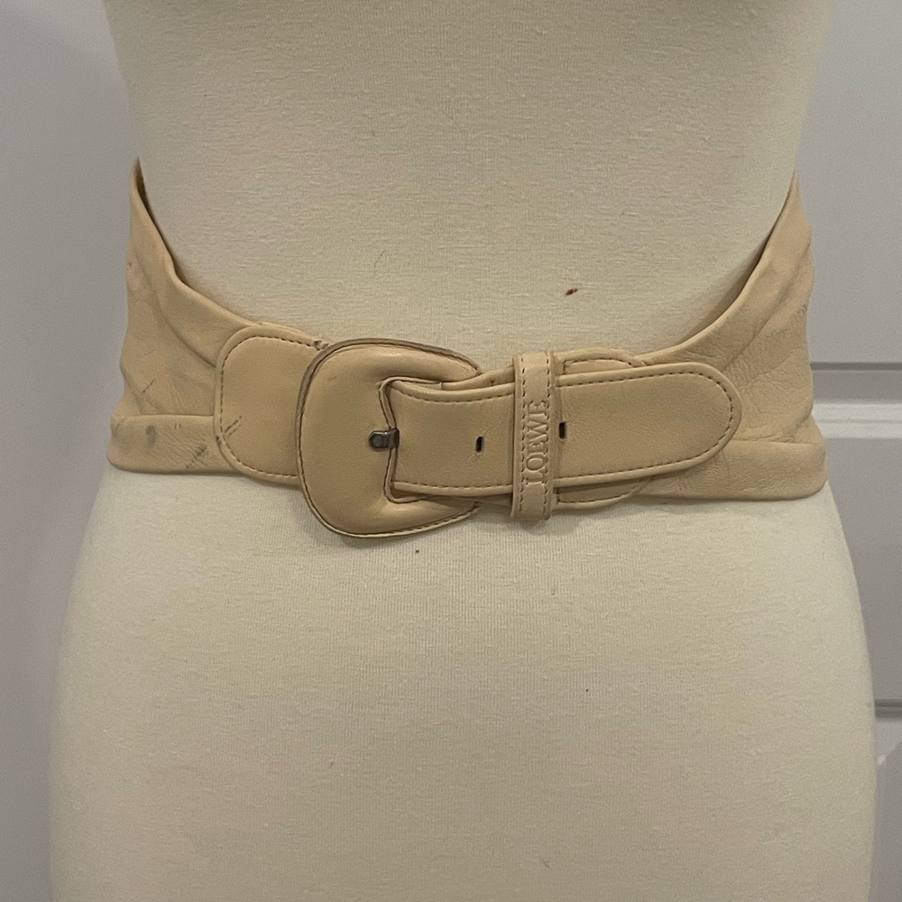Loewe Tan Leather Belt
